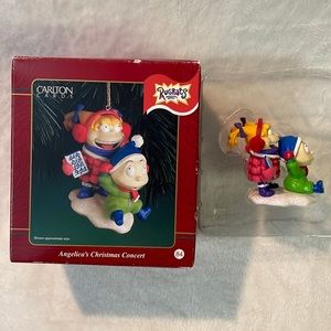 2000 Carlton’s Cards Rugrats “Angelica’s Christmas Concert “ Ornament With Box!